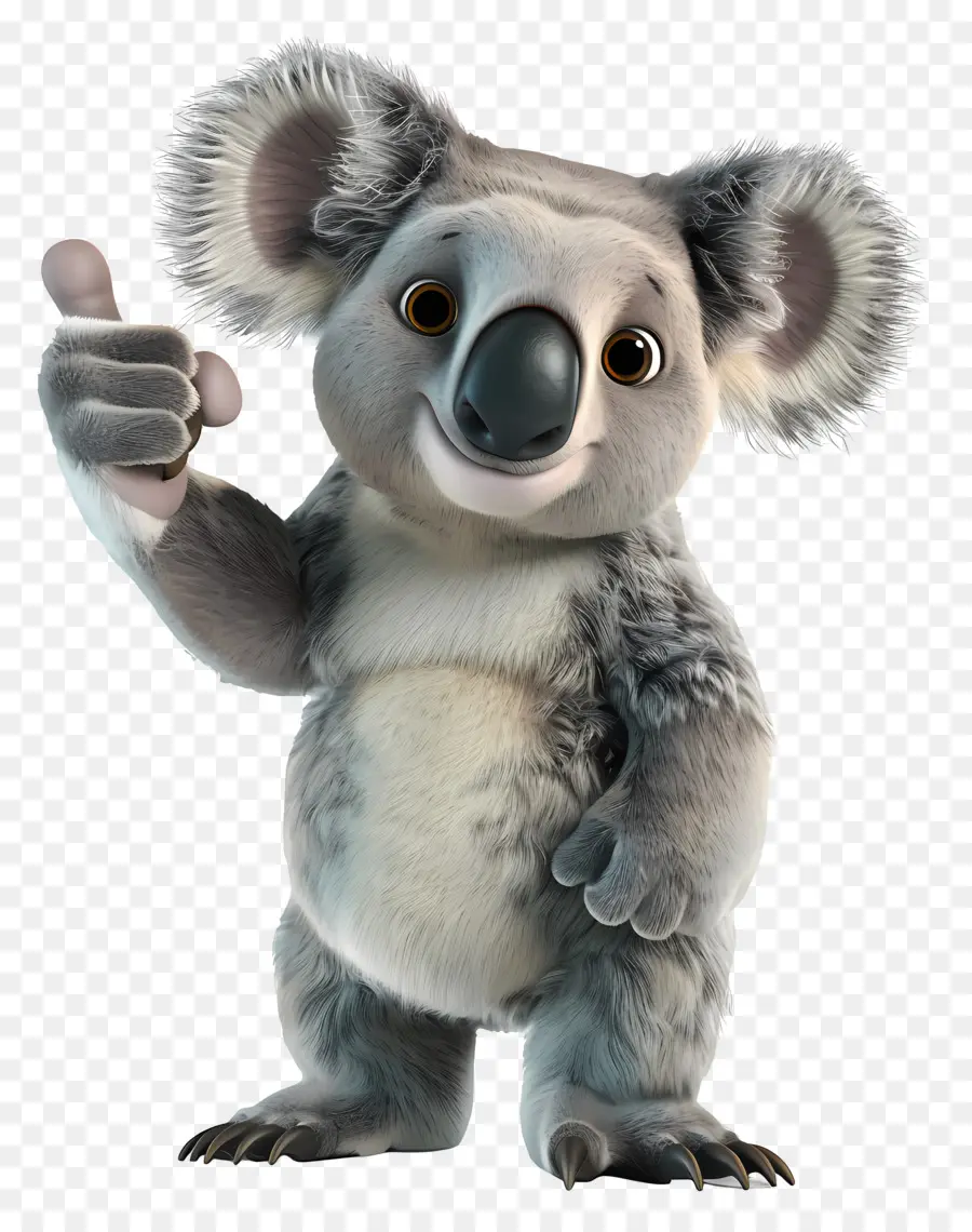 Le Pouce Vers Le Haut，Koala PNG