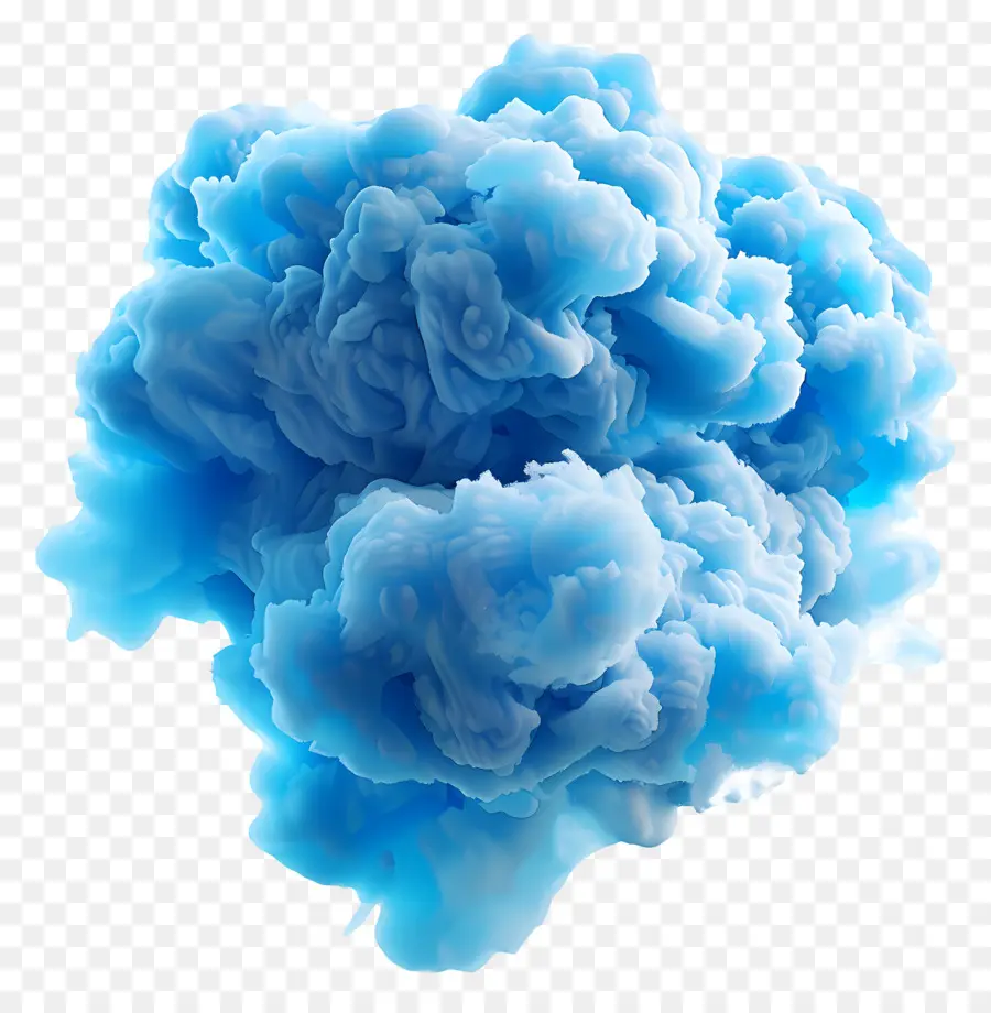 Nuage，La Fumée Bleue PNG