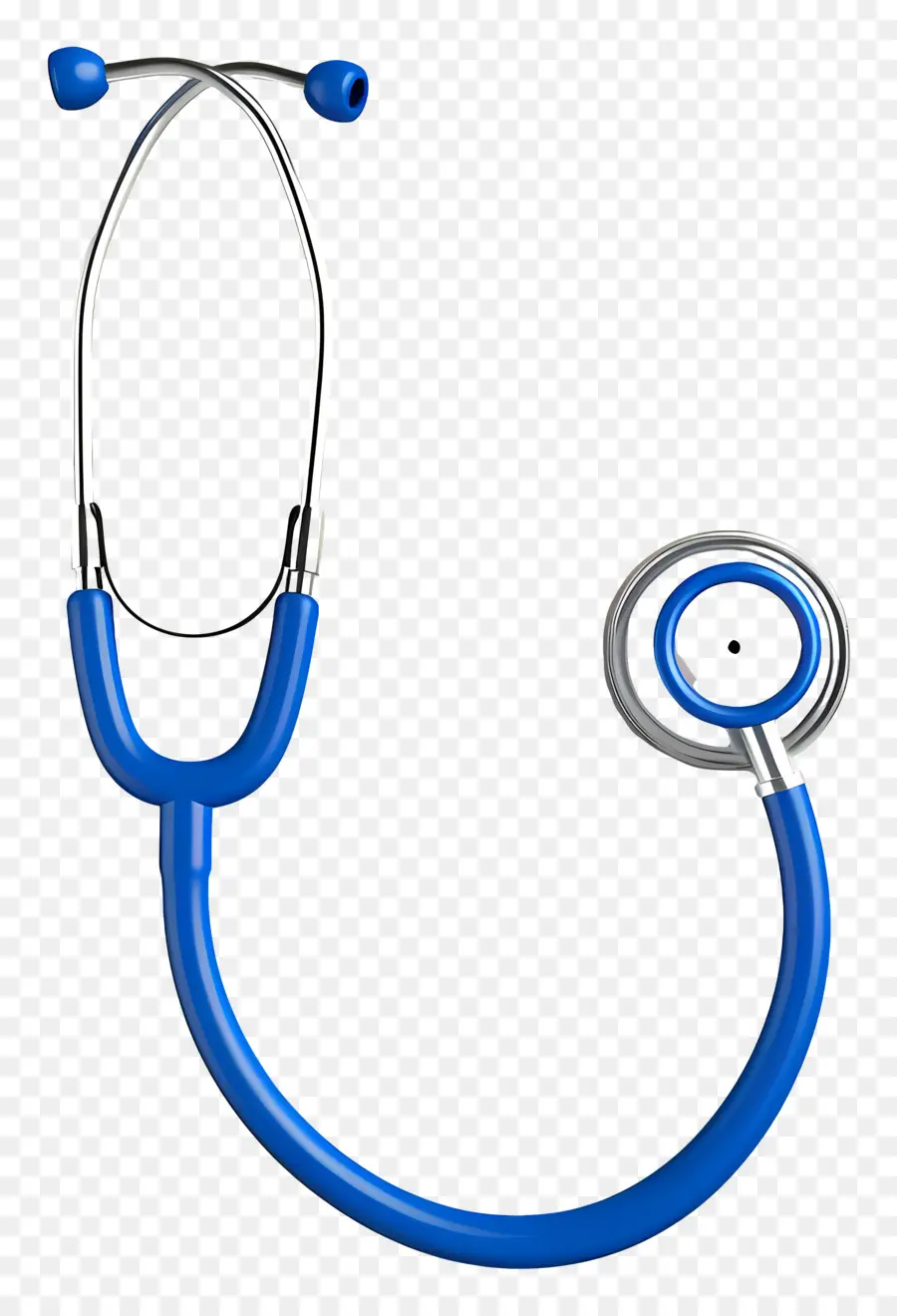 Stéthoscope，Bleu PNG