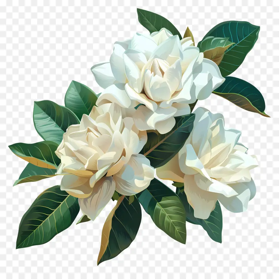 Numérique Fleur，Fleurs Blanches PNG