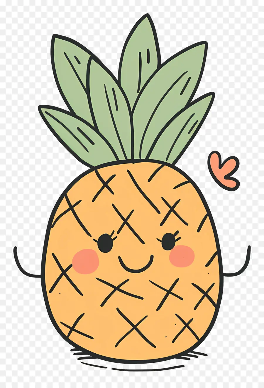 L'ananas，Dessin Animé D'ananas PNG