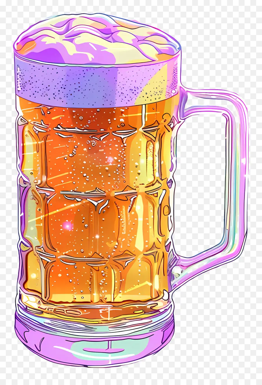 Bière Vaporwave，Vaporwave PNG