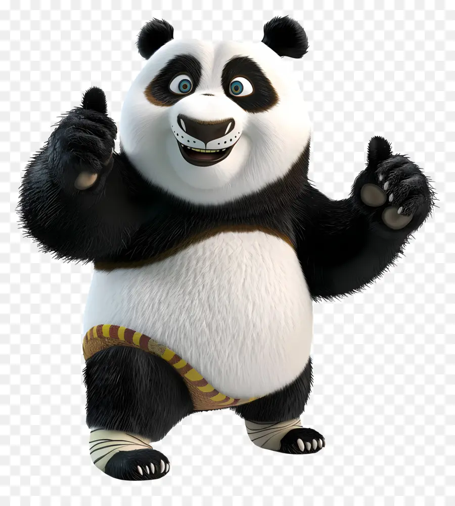Le Pouce Vers Le Haut，Panda PNG