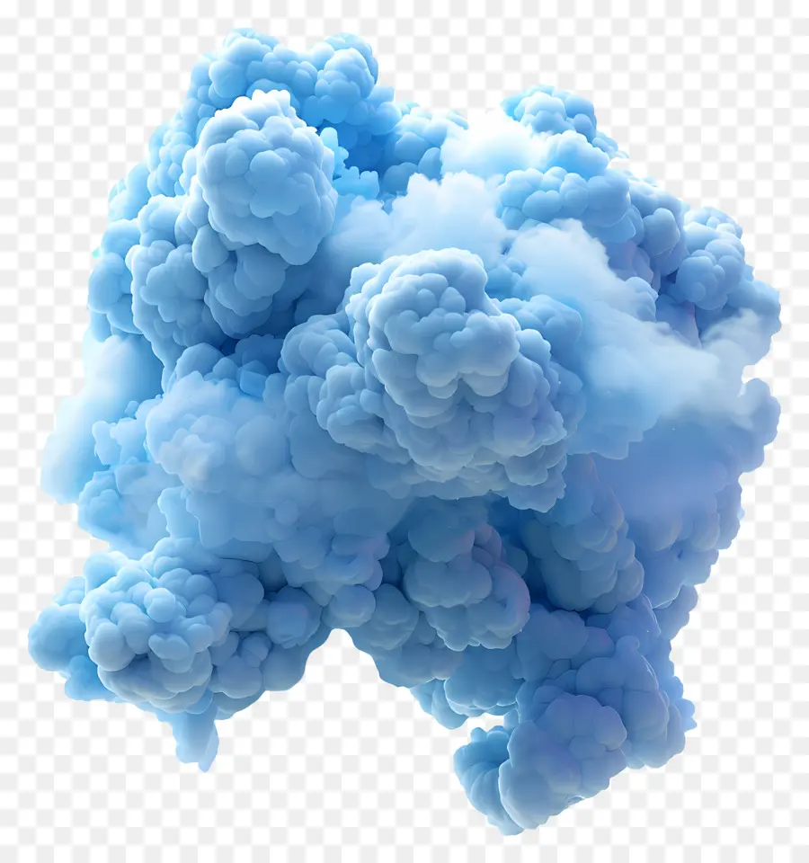 Nuage，Nuage Bleu PNG