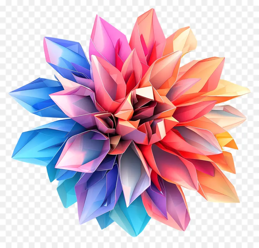 Numérique Fleur，Fleur De Papier PNG
