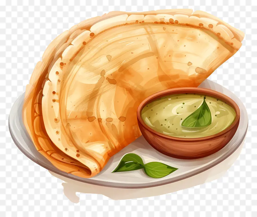 Dosa Indien，Dosa PNG