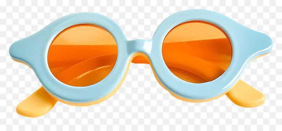 Conception De Lunettes De Soleil，Orange Lunettes De Soleil PNG