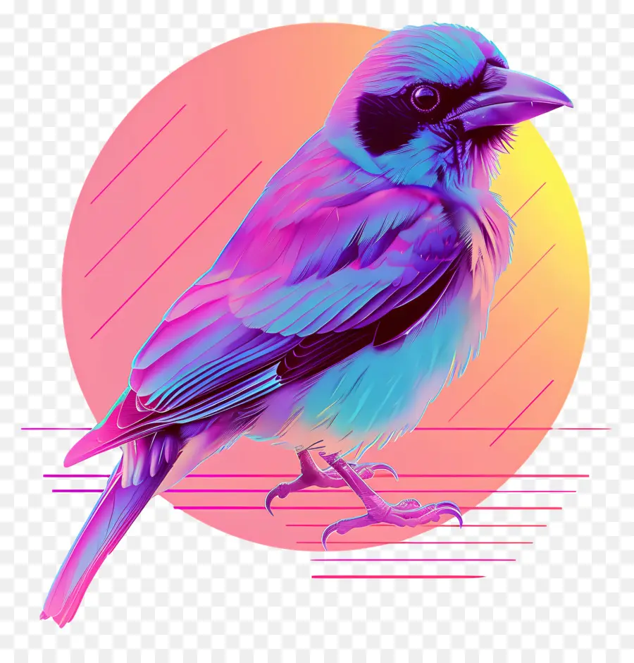 Oiseau De Vapor，Vaporwave PNG