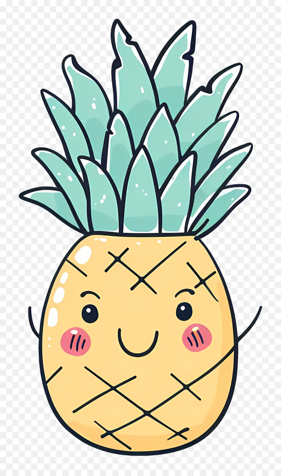 L'ananas，Dessin Animé D'ananas PNG