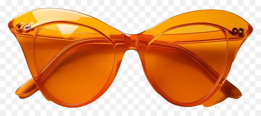 Conception De Lunettes De Soleil，Lunettes De Soleil Oranges PNG