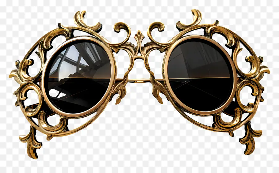 Conception De Lunettes De Soleil，Lunettes De Soleil Ornées PNG