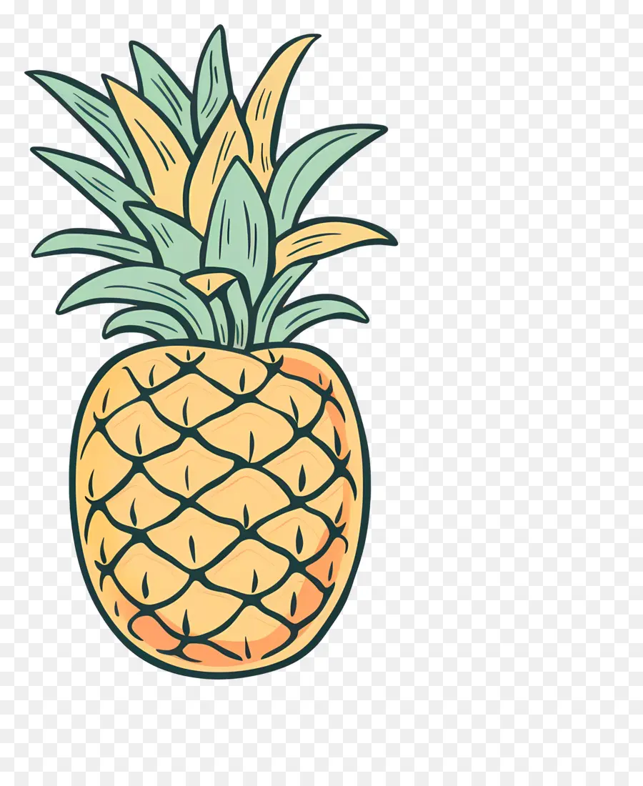 L'ananas，Fruits Frais PNG