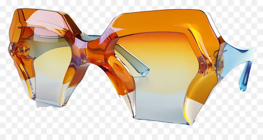 Conception De Lunettes De Soleil，Verres En Plastique Transparents PNG