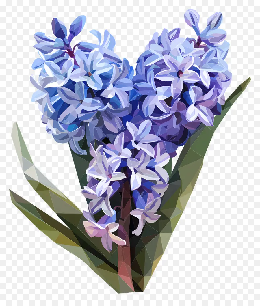 Numérique Fleur，Fleurs Bleues De La Jacinthe PNG