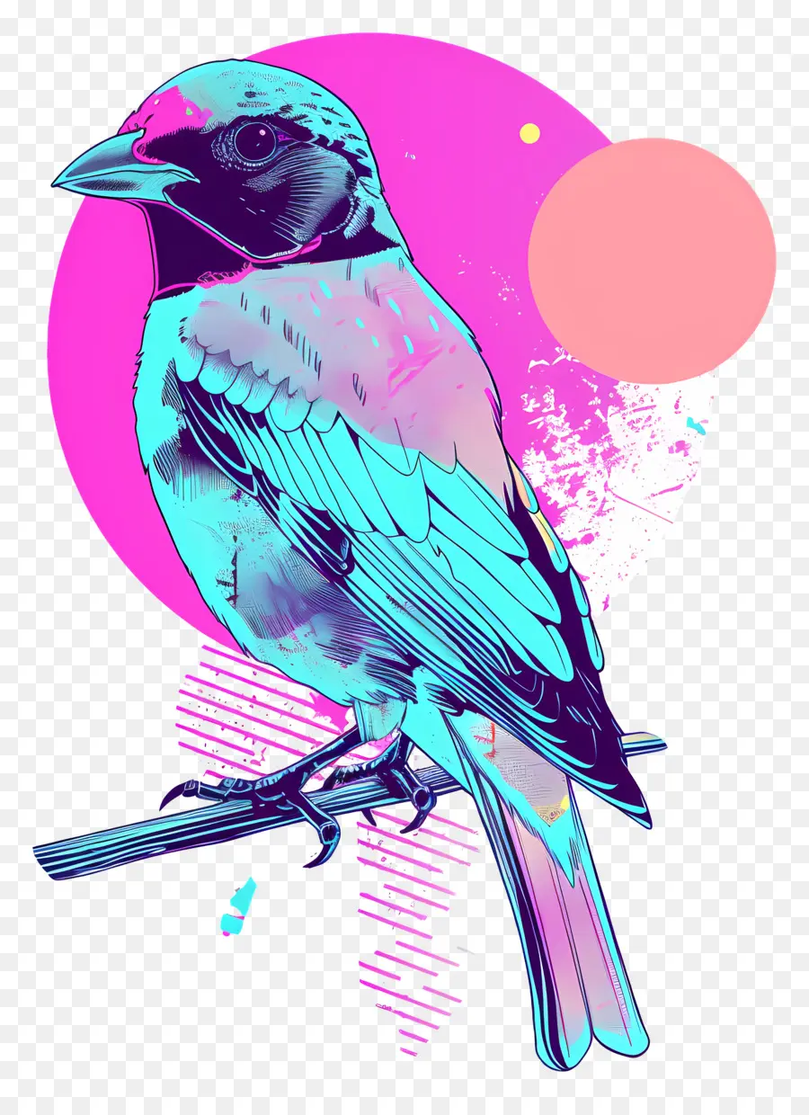 Oiseau De Vapor，Vaporwave PNG