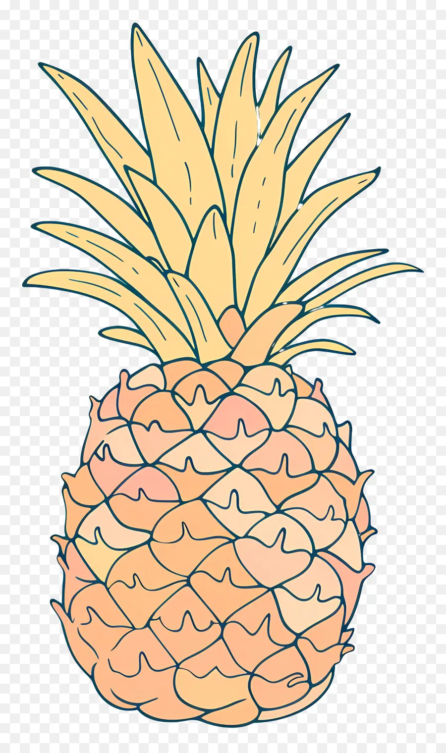 L'ananas，Ovale PNG