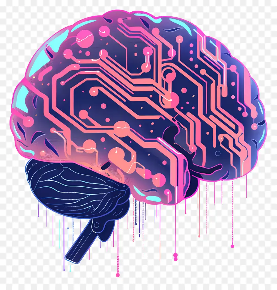 Cyber Cerveau，Puce D'ordinateur PNG