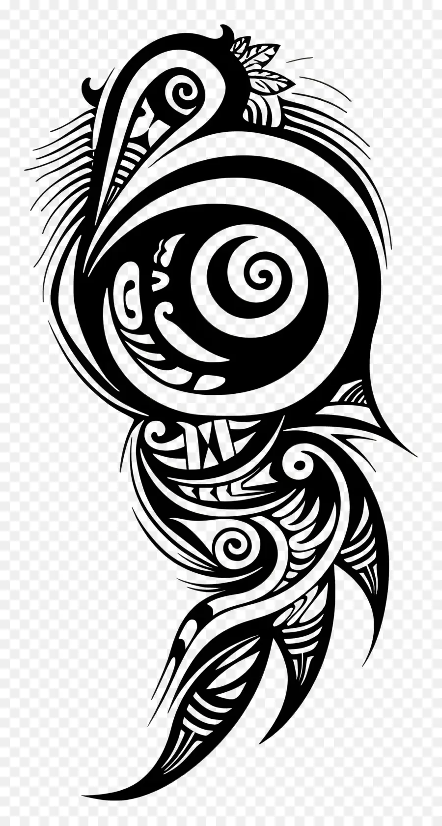 Tatouage Maori，Modèle De Turbulence PNG