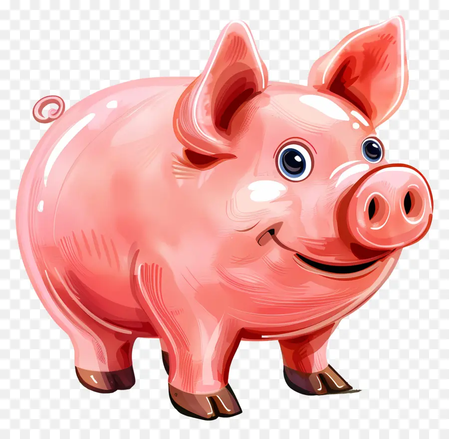 Tirelire，Cochon Mignon PNG