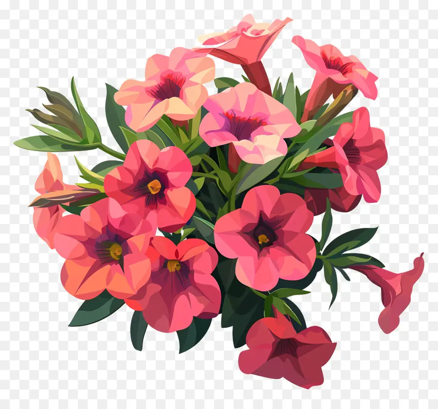 Numérique Fleur，Fleurs Roses PNG