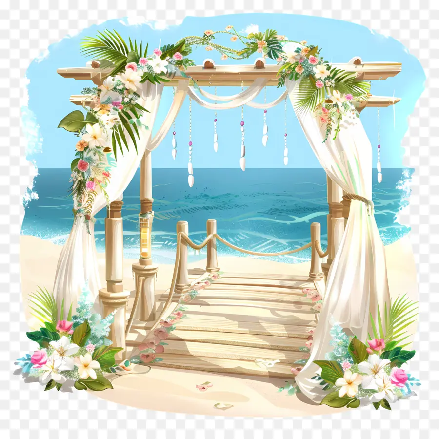 Mariage Sur La Plage，Mariage Arc PNG