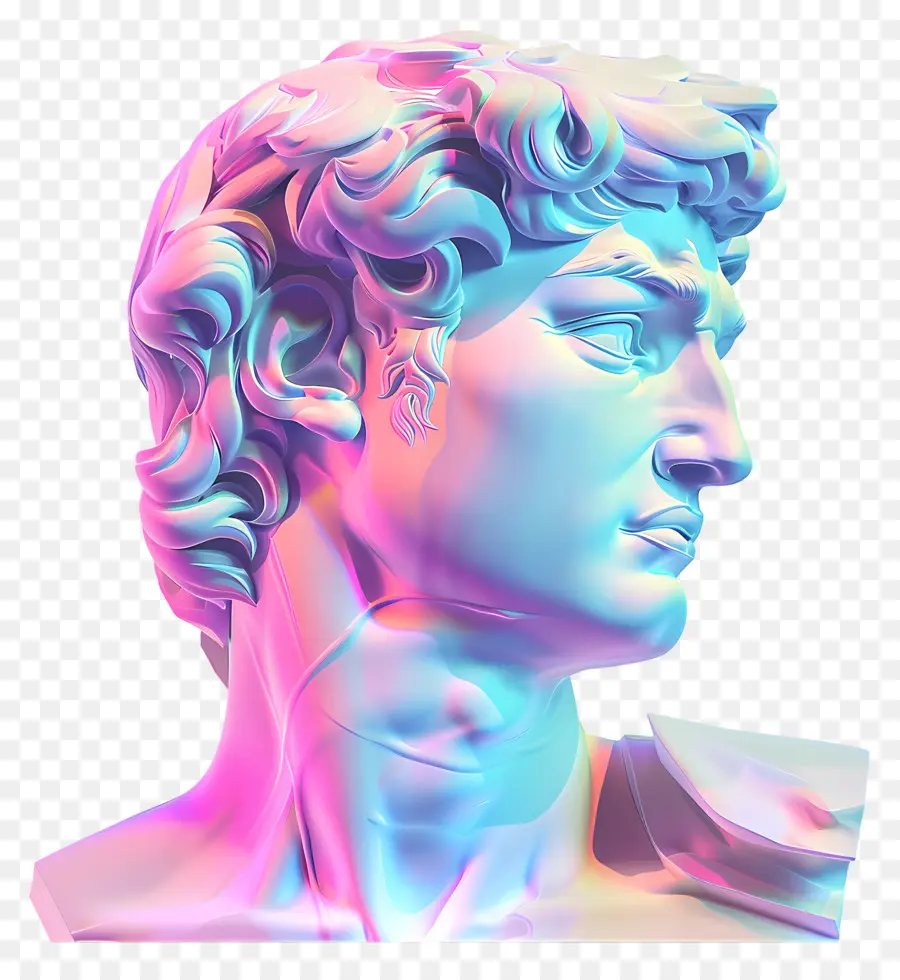 Statue Vaporwave，Vaporwave PNG