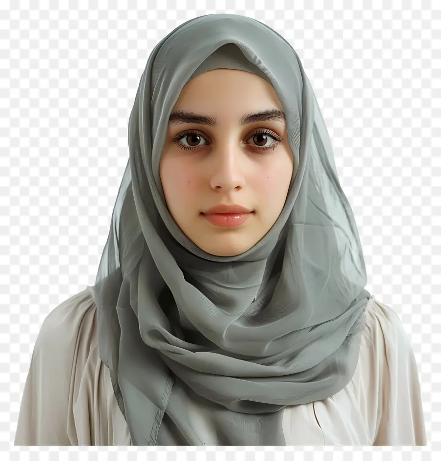 Vraie Fille Hijab，Femme Musulmane PNG