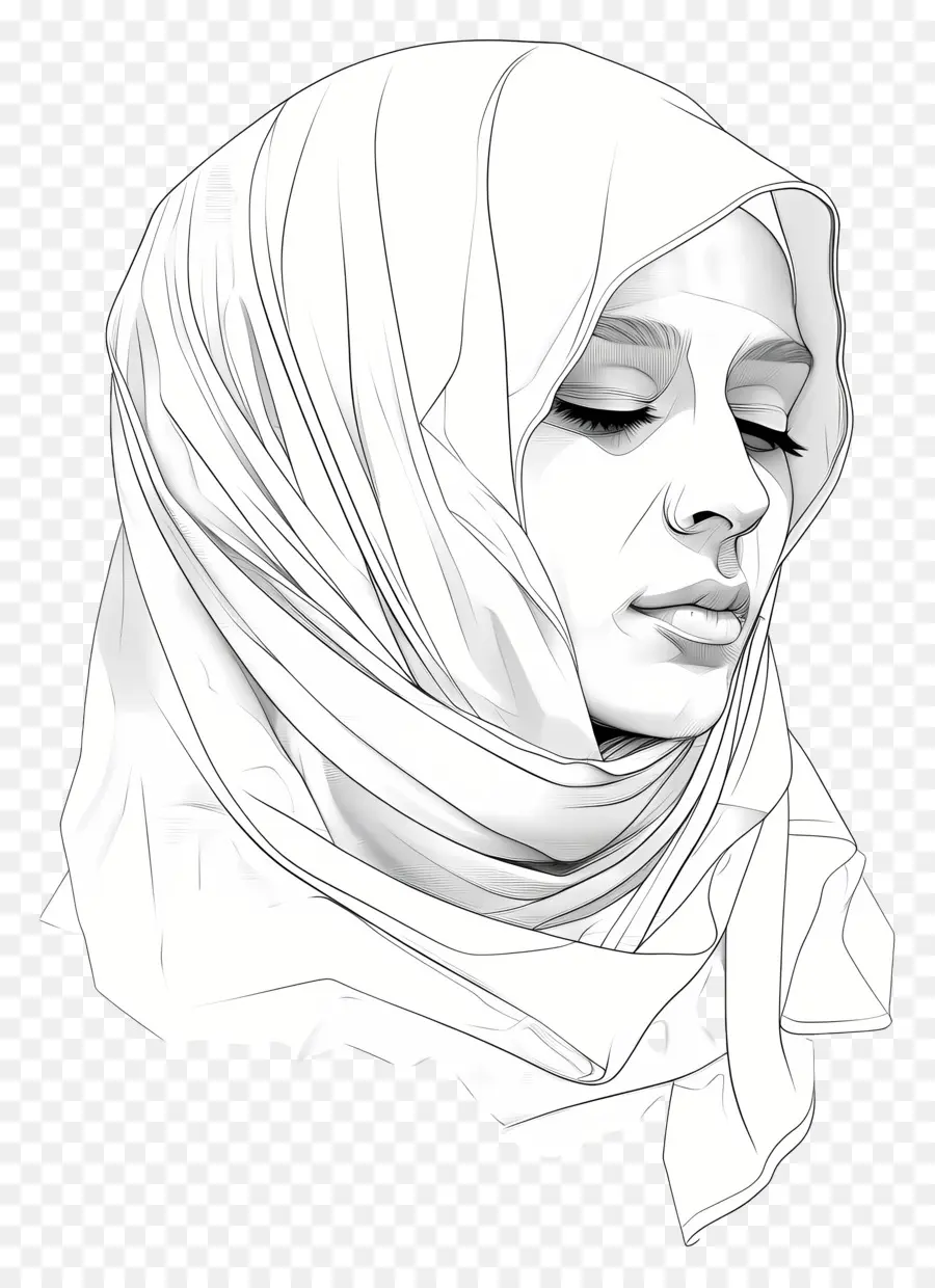Hijab，Islamique Femme PNG