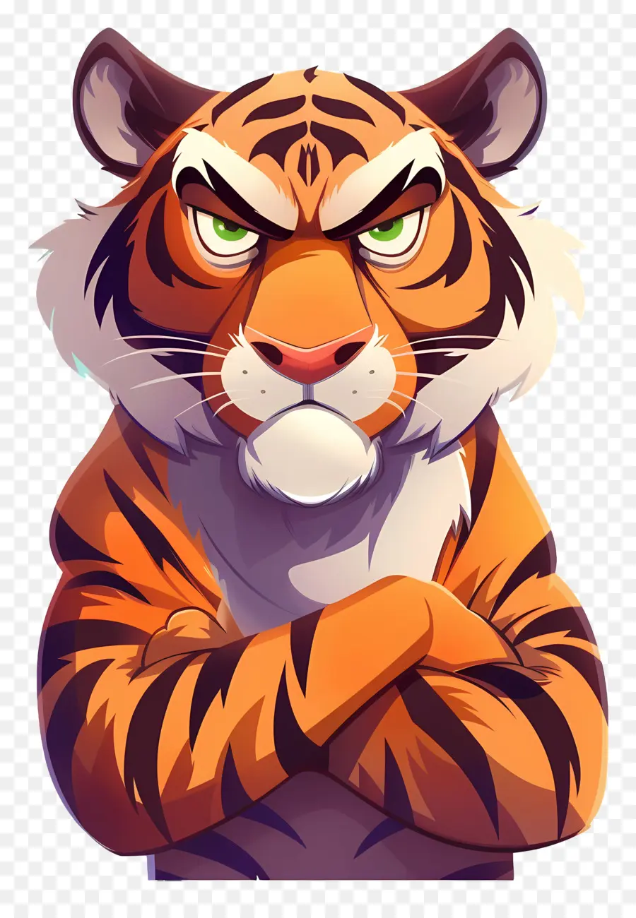 Emoji，Dessin Animé Tigre PNG