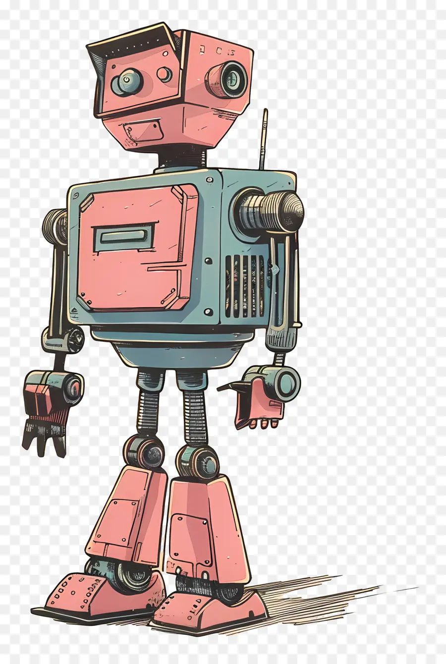 Robot，Robot De Dessin Animé PNG