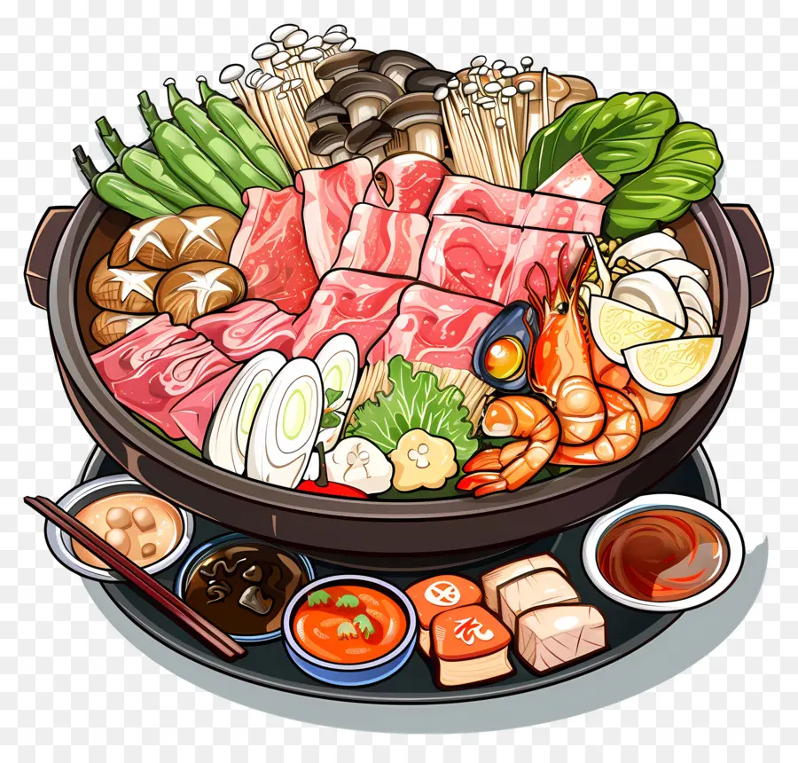 Shabu，La Viande PNG