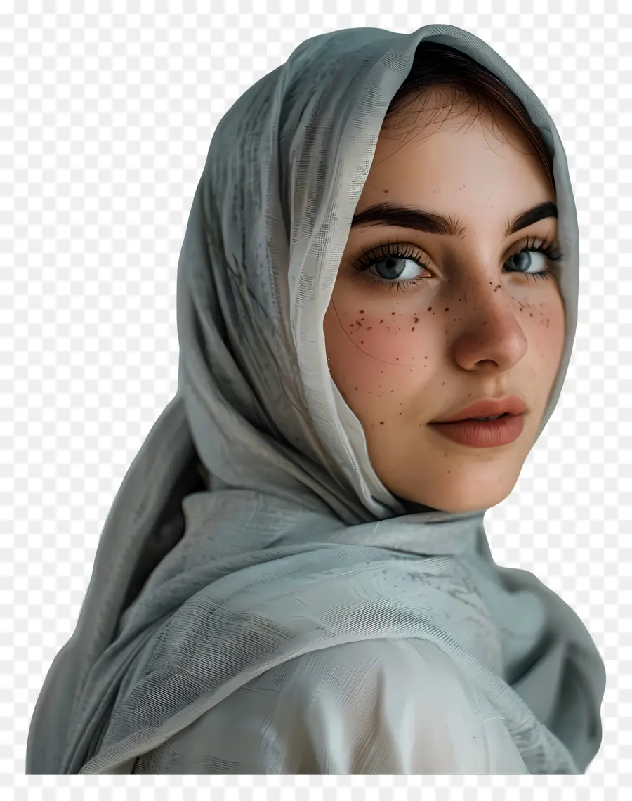 Vraie Fille Hijab，Femme PNG