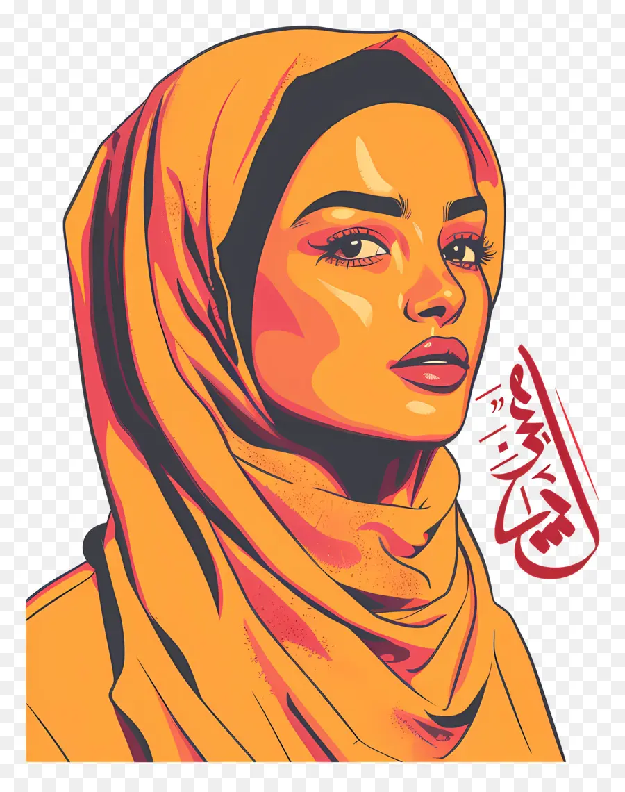 Hijab，Femme Musulmane PNG