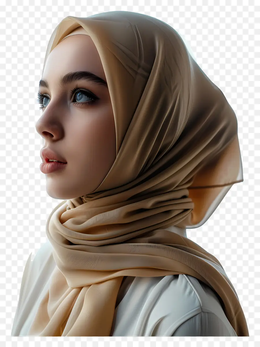 Vraie Fille Hijab，Foulard PNG