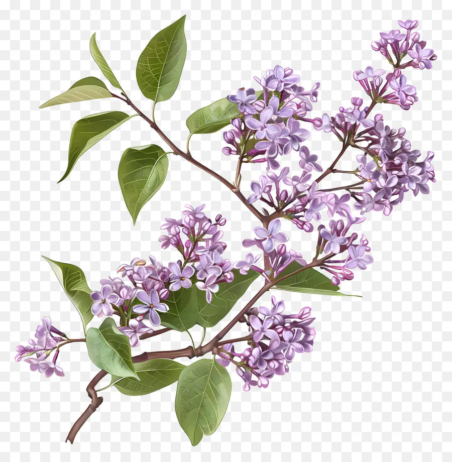Fleurs Lilas，Lilatere PNG