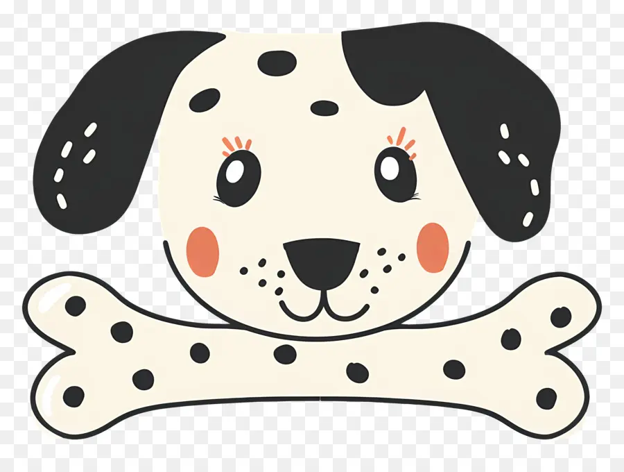 Os De Chien，Chiot Dalmatien PNG