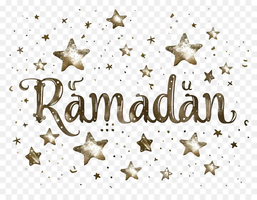 Le Mois De Ramadan，La Feuille D'or PNG