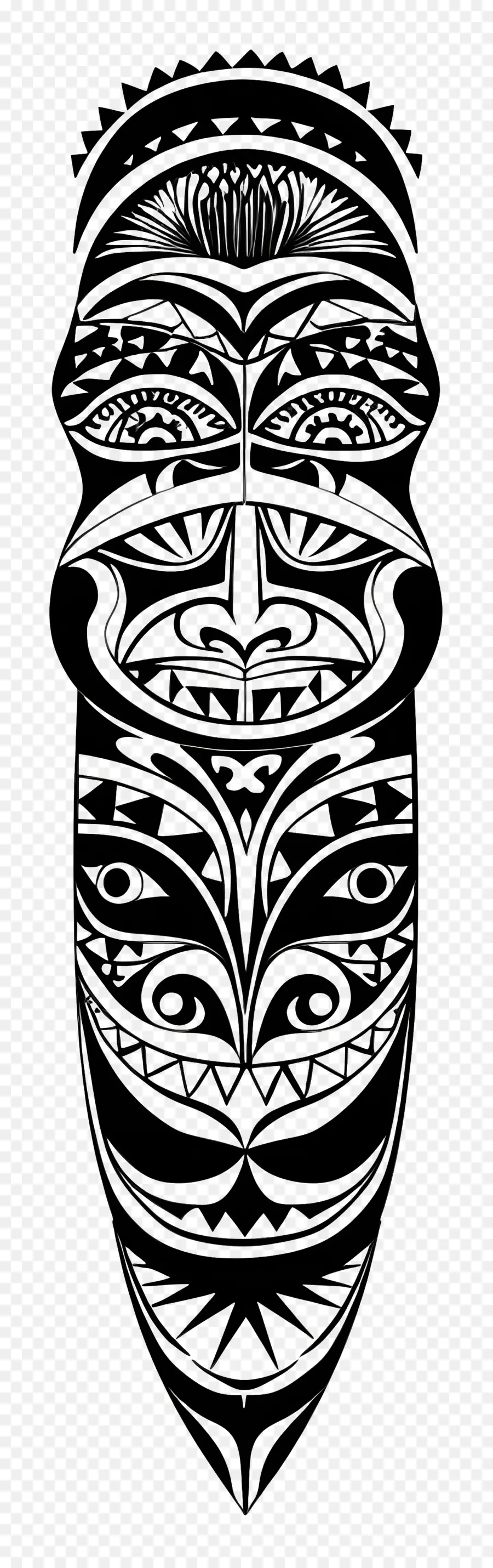 Tatouage Maori，Crâne De L'art PNG
