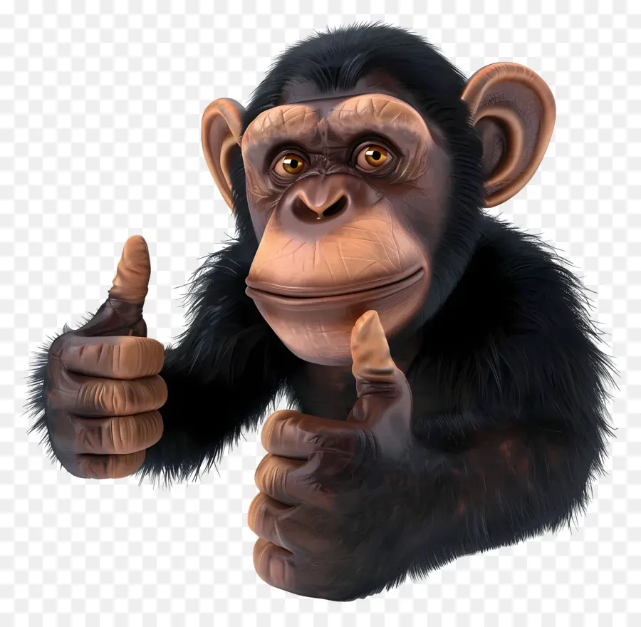 Pouce Vers Le Haut，Singe PNG