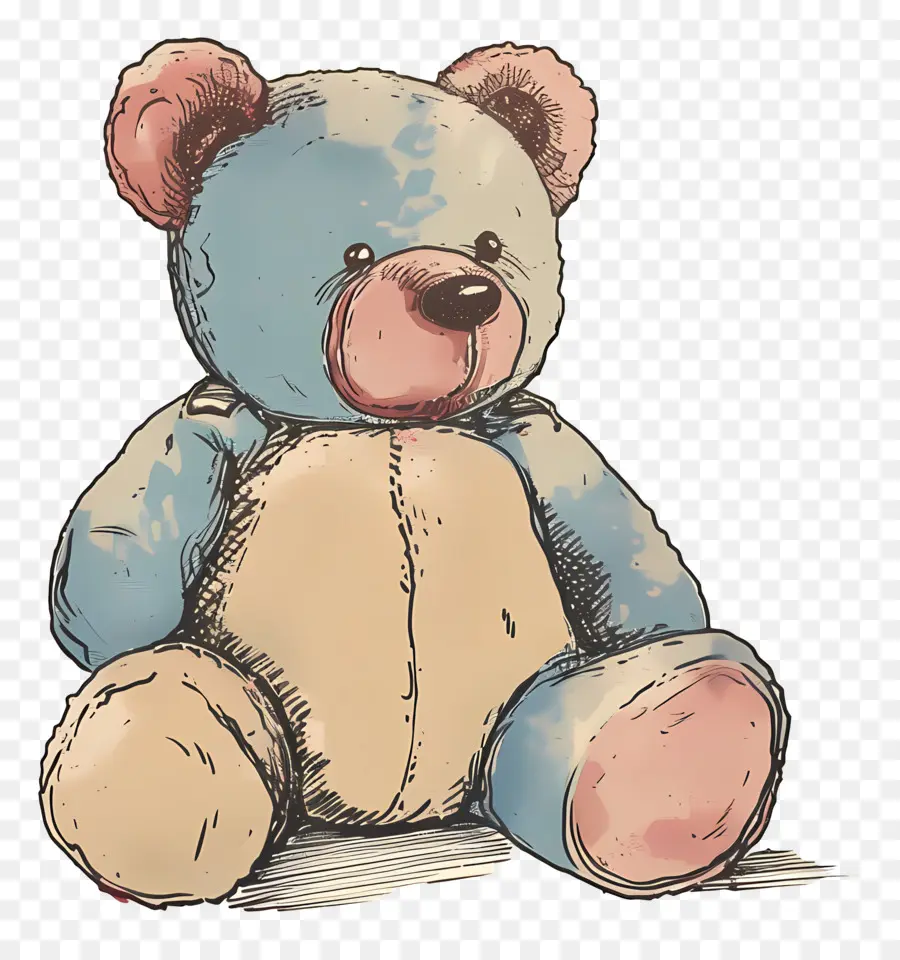 Nounours，Bleu PNG