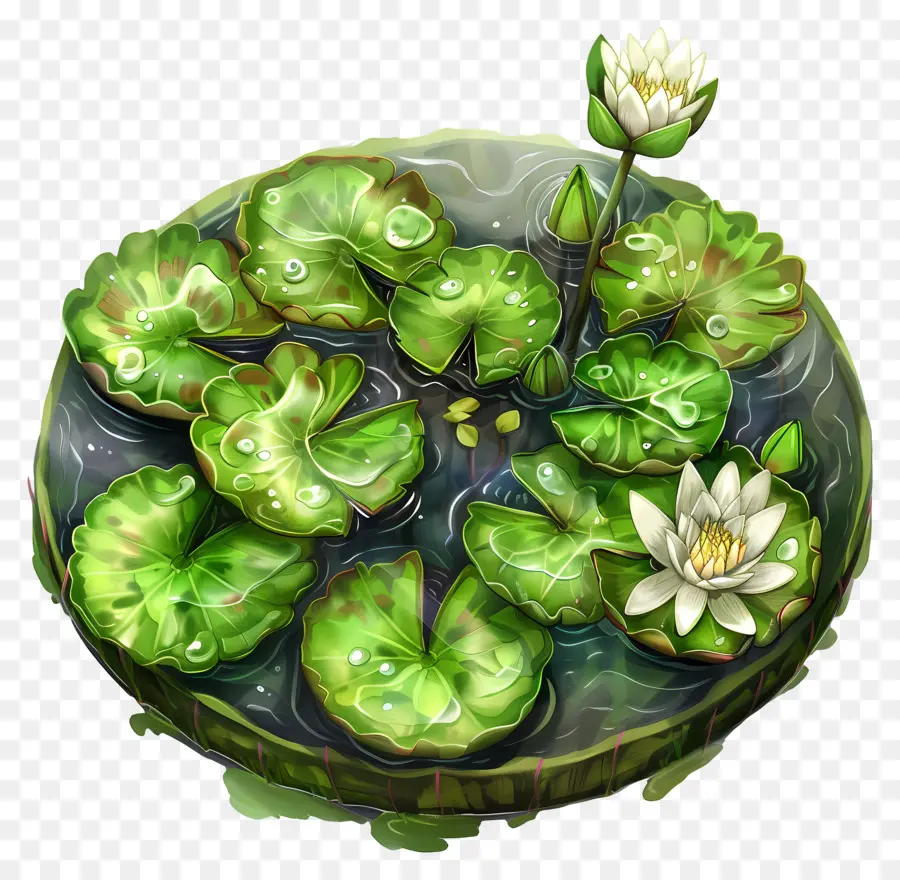 Pad Lily，étang De Lotus PNG