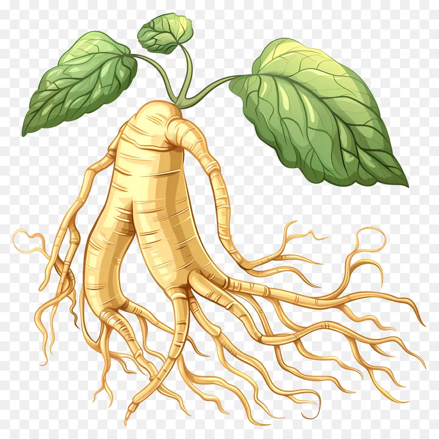 Le Ginseng，Gingembre PNG