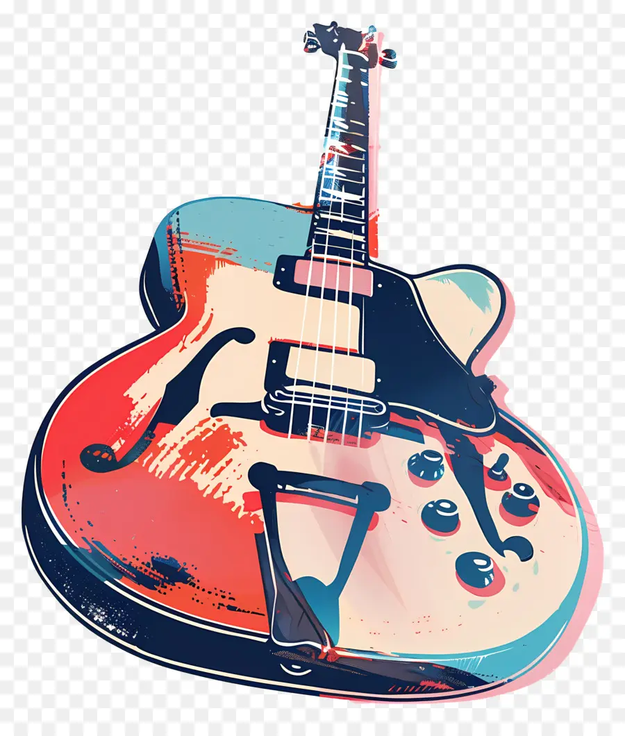 Guitare，Vintage Guitare PNG
