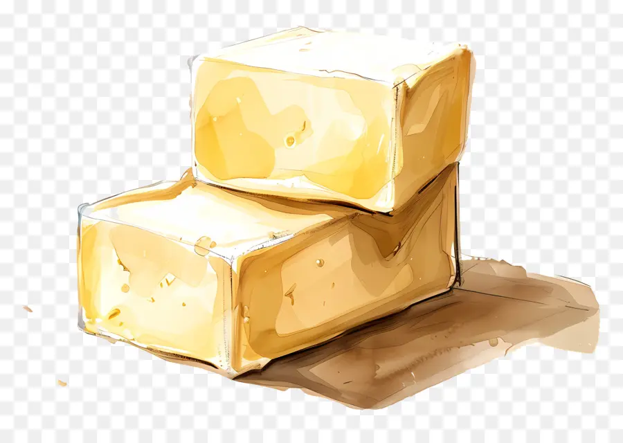 Beurre，Fromage Cheddar PNG