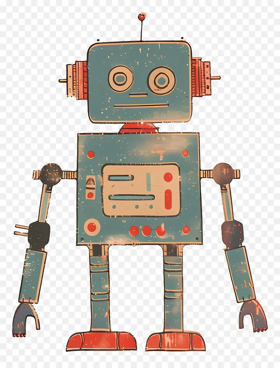 Robot，Robot Coloré PNG