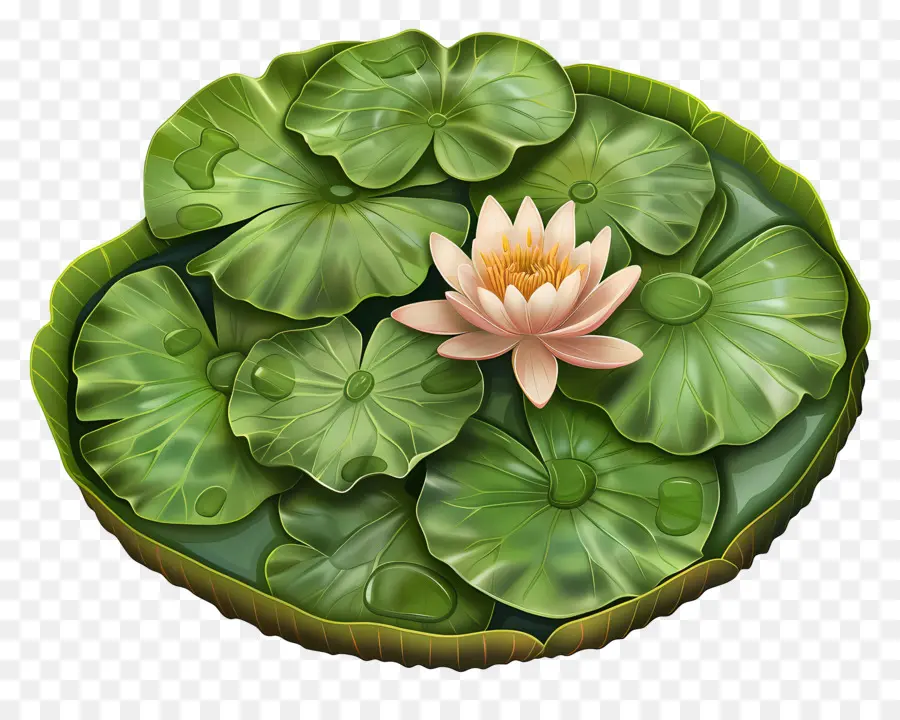 Pad Lily，Les Feuilles De Nénuphar PNG