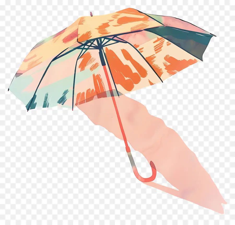 Parapluie，Parapluie Ouvert Et Fermé PNG