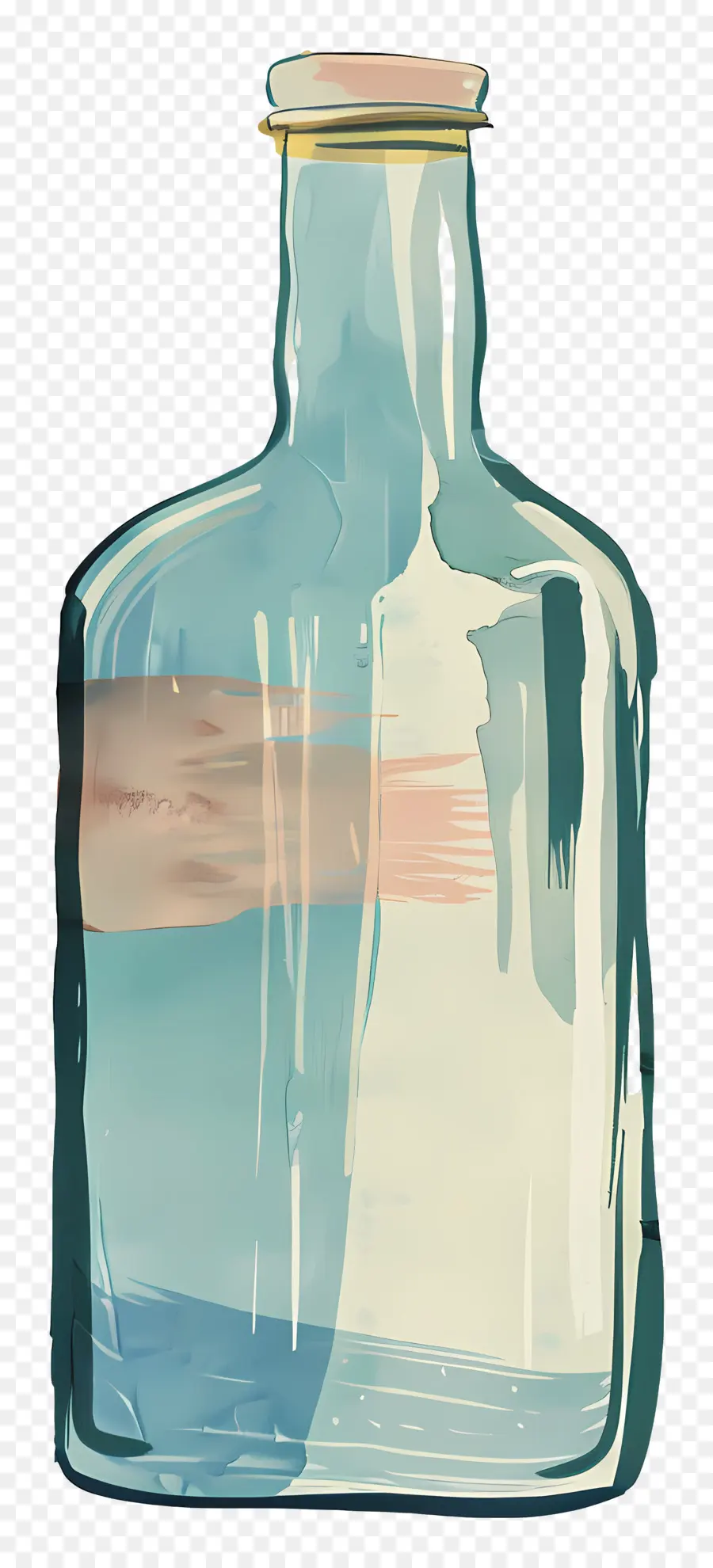 Bouteille，Bleu Bouteille En Verre PNG