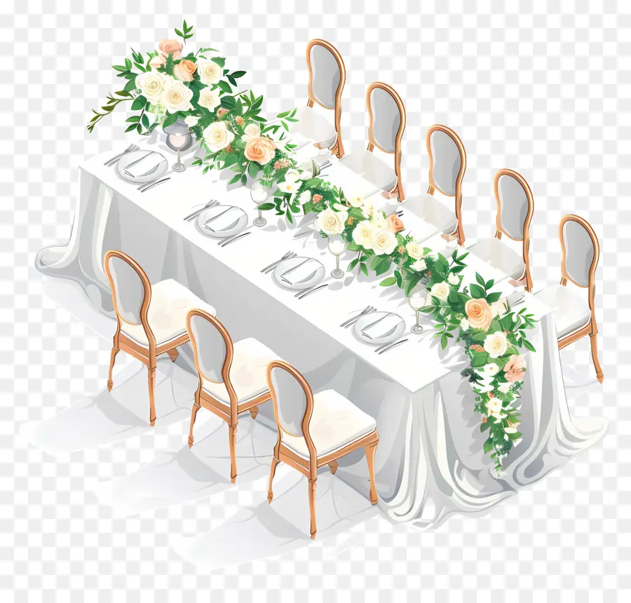 Table De Mariage，Tableau PNG