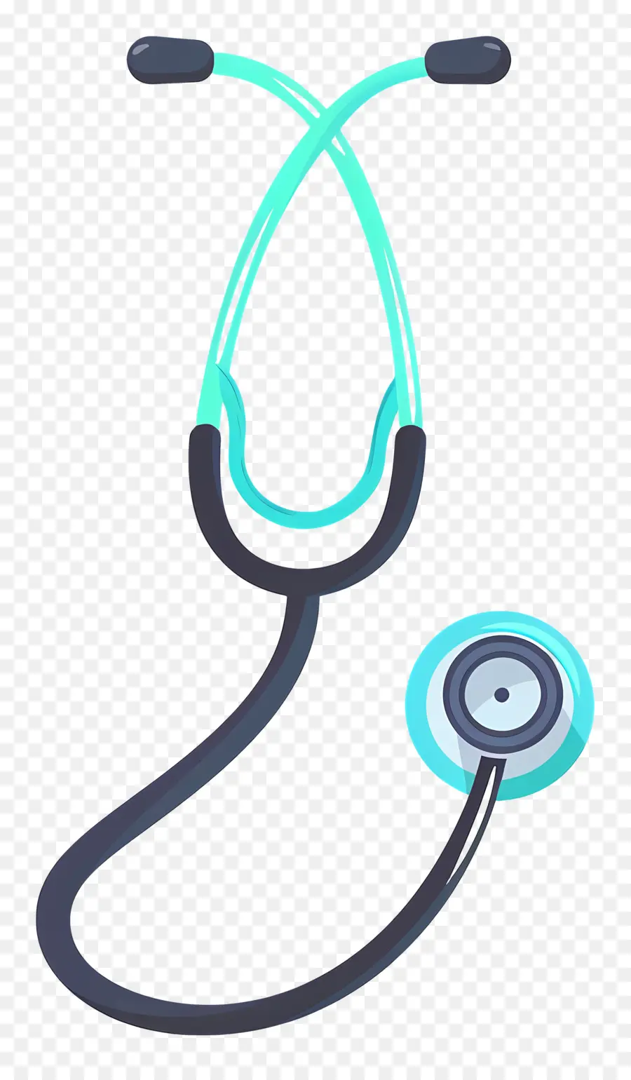 Stéthoscope，Noir PNG